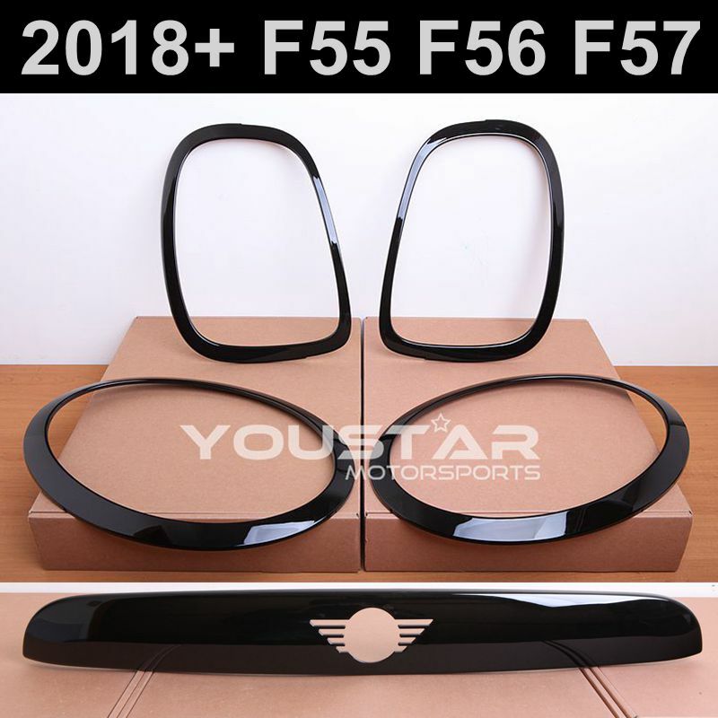 2018+ MINI Cooper S F55 F56 F57 Combo Rear Blackout Kit Gloss