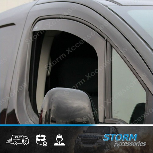 WIND / RAIN DEFLECTORS VISORS 2PC INTERNAL FIT FOR PEUGEOT