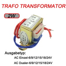 EI35 Trafo Transformator Netztrafo 220V 2W DB-2VA Eingang Einzel/Dualer Ausgang