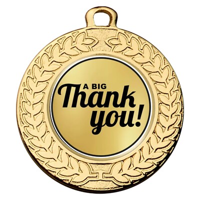 A Big Thank You Award VF15 Medaille 40 mm & kostenloses Band