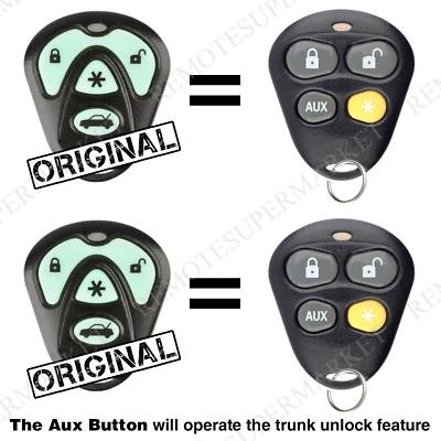 2 Remote For Avital Aftermarket Keyless Entry Car Key Fob Control EZSDEI474S