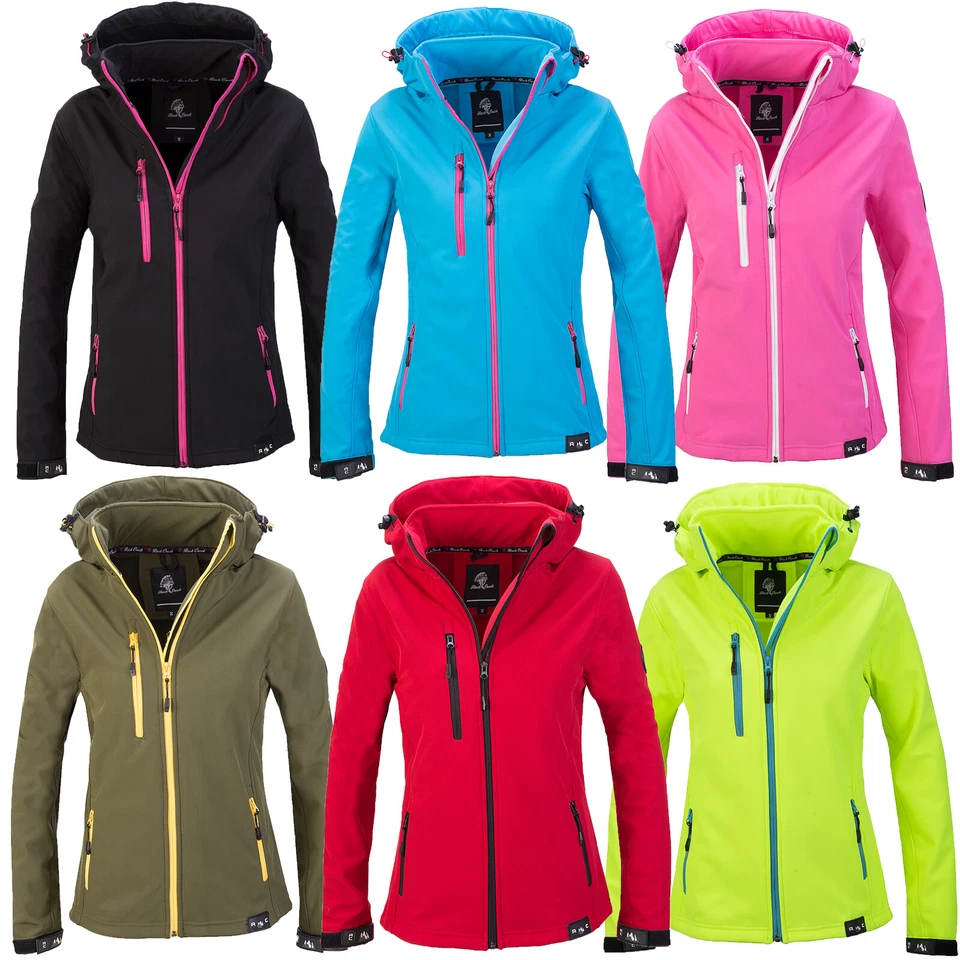 Rock Creek Damen Softshell Jacke Regenjacke Übergangsjacke Sportjacke D-412 NEU