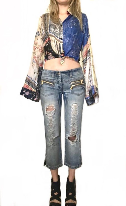 Dolce & Gabbana Women Capri Jeans - Size 40 - Runway Collection - RARE