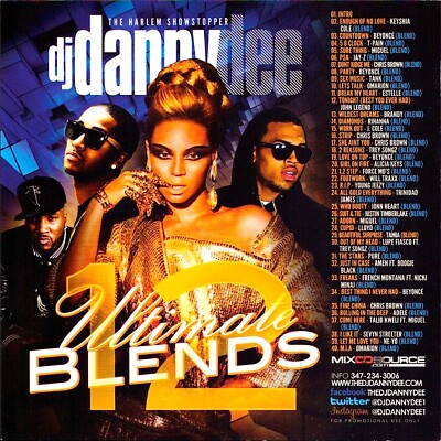 DJ DANNY DEE- ULTIMATE BLENDS PART 12 - OLD SCHOOL R&B MIXTAPE MIX CD