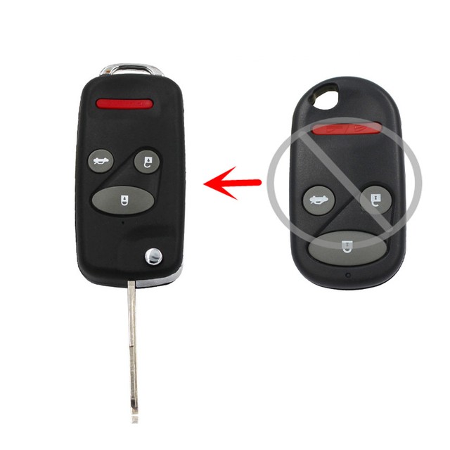 4 Buttons Flip Folding Remote Key Shell Case for Honda CRV S2000 Blade2.3 3 1b for sale online