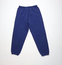 Vintage 90s USA Olympics Mens Large Faded Spell Out Sweatpants Joggers Blue USA