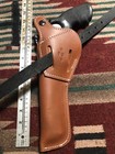 Fit S&W Model 27 29 625 627 629 6" Two Position Holster Cross Draw Tooled Border — photo 6