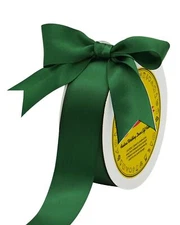 Forest Green Double Face Satin Ribbon Gift Wedding Decoration 1-1/2"×50 Yards