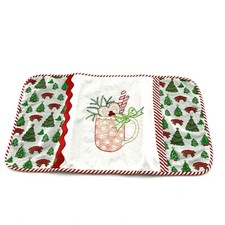 Vintage Handmade Christmas Decorative Pillowcase For 17.5'' x 9'' Holiday Decor