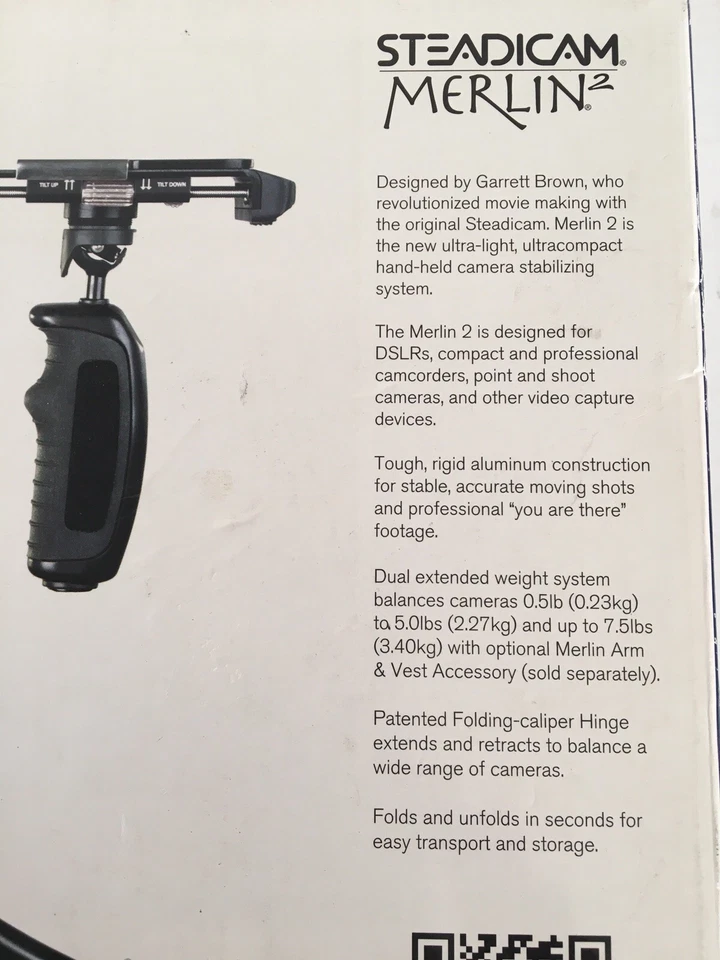 Steadicam Merlin2 Camera Stabilizing System NOT COMPLETE - Image 4 of 4