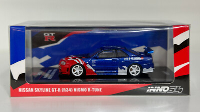 イノモデルズ 1/64 日産　スカイライン　GT-R R34 ニスモ　Rチューン NISSAN Skyline GT-R (R34) NISMO R-TUNE - MINES - Inno 1:64