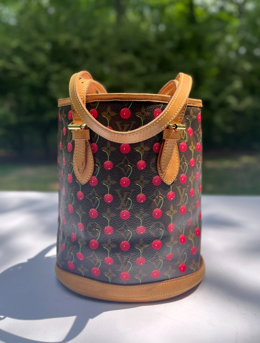 Vintage Louis Vuitton Cherry Cerises Monogram Bucket Bag PM – Madison  Avenue Couture