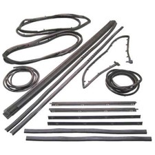13 Piece Weatherstrip Kit For Wranger With Movable Vent For 87-95 Jeep Wrangler