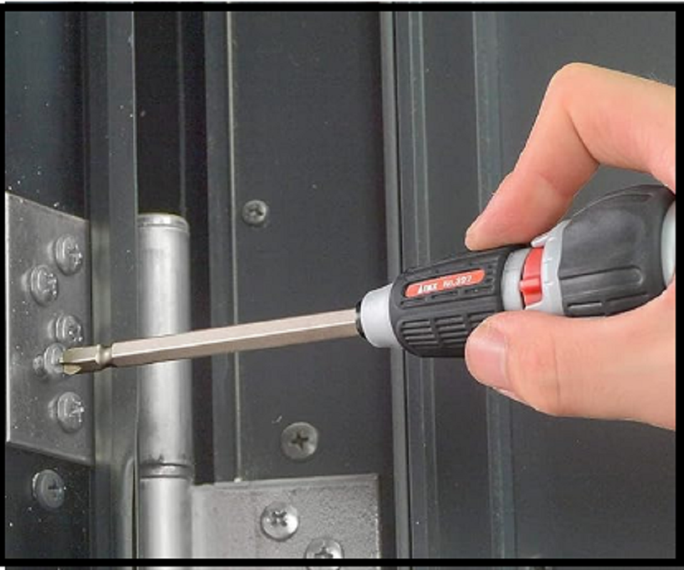 YA−MAN IB-41B ANEX Ratcheting Screwdriver Ball Handle, Japanese Heavy Duty