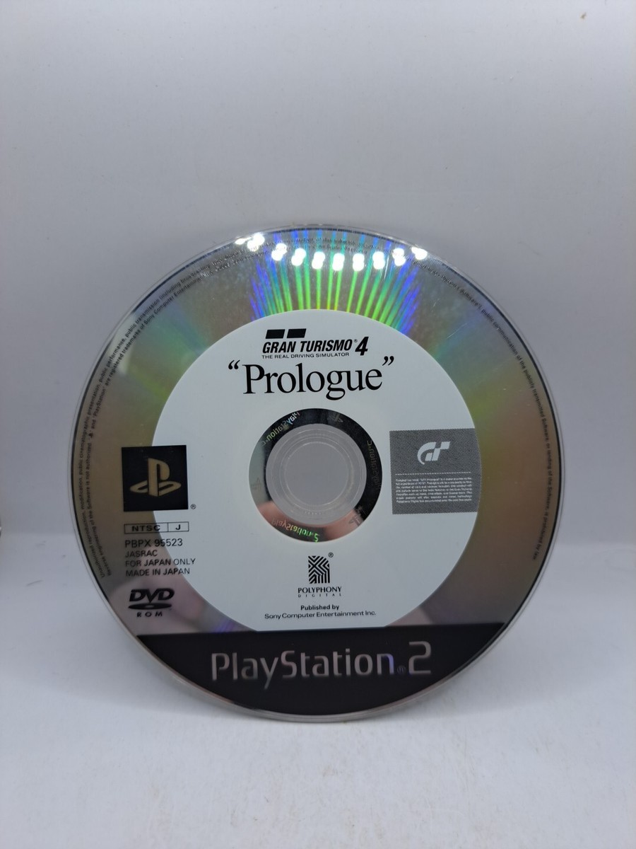Gran Turismo 4 Prologue Racing PS2 Japan import PBPX 95523 Disc
