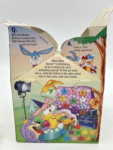 1990 Tiny Toon Adventures Acme Acres Forest McDonald’s Happy Meal Box & Toy - Picture 6 of 9