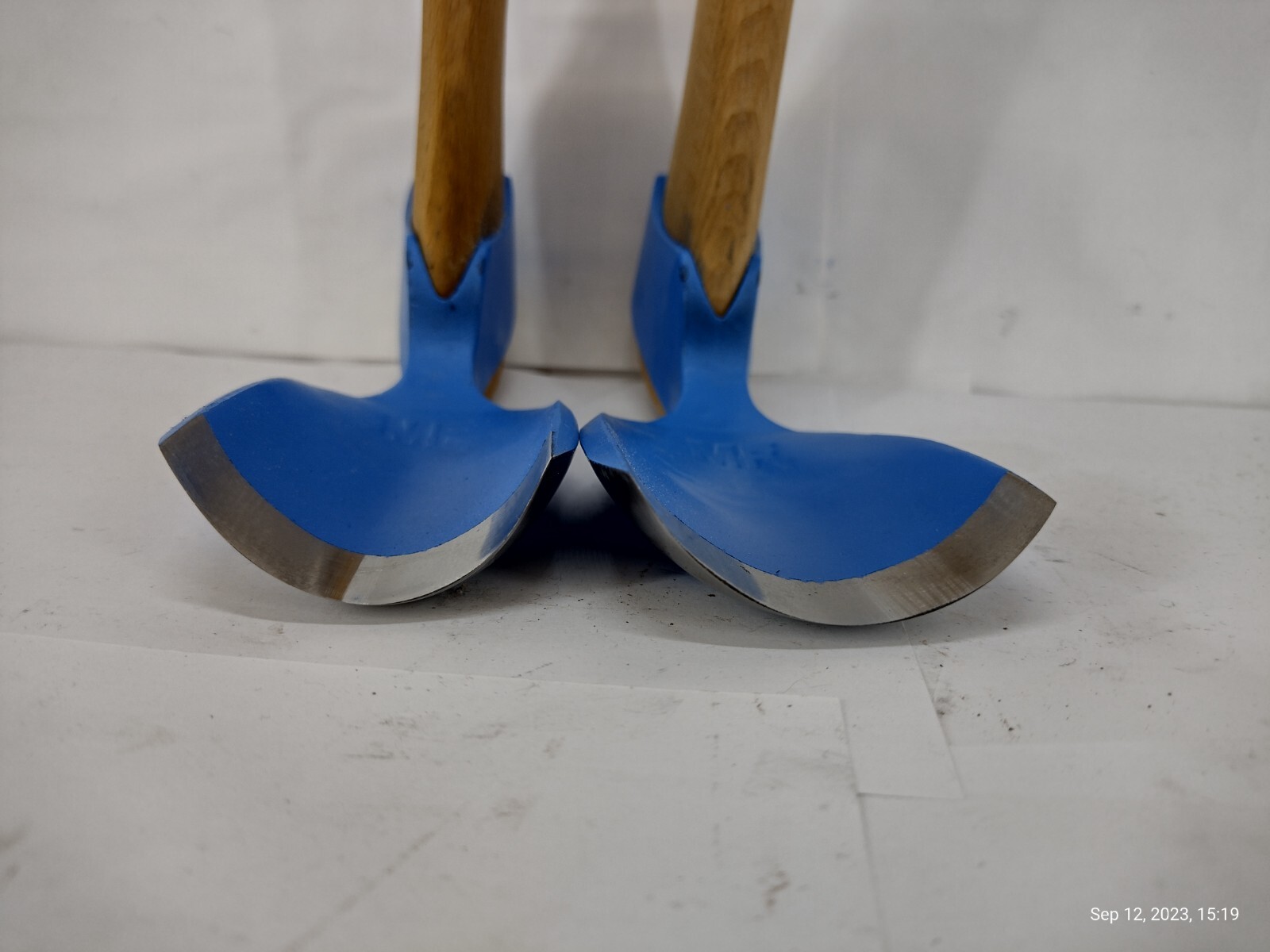 Set of 2 woodcarving adze woodworking adzes small curved adze and big