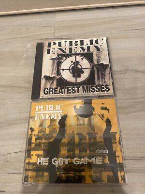 Public Enemy 2 CD LOT He Got Game UK Import & Greatest Misses VG+