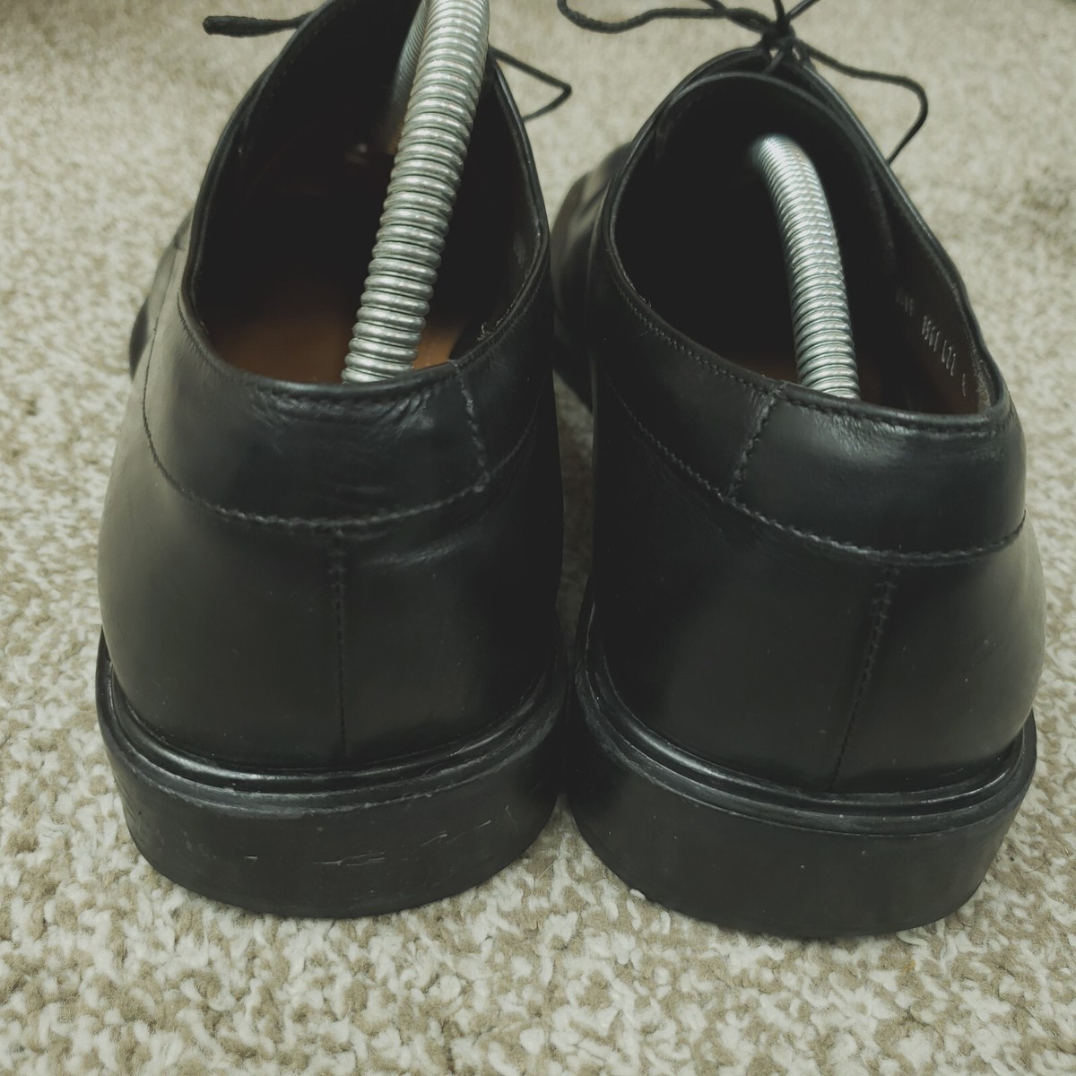 Salvatore Ferragamo Leather Derby Dress Shoes Mens 8 D Black Italian Made EUC Salvatore Ferragamo Derby Dress Shoes for Men for sale | eBay main image 2