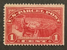 TRAVELSTAMPS: 1913 US SCOTT #Q1 ,1c PARCEL POST, OFFICE CLERK , MINT, NO GUM