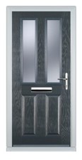 FAST 2 WEEK DELIVERY-MODERN COMPOSITE FRONT DOORS - MADE TO MEASURE - BRAND NEW