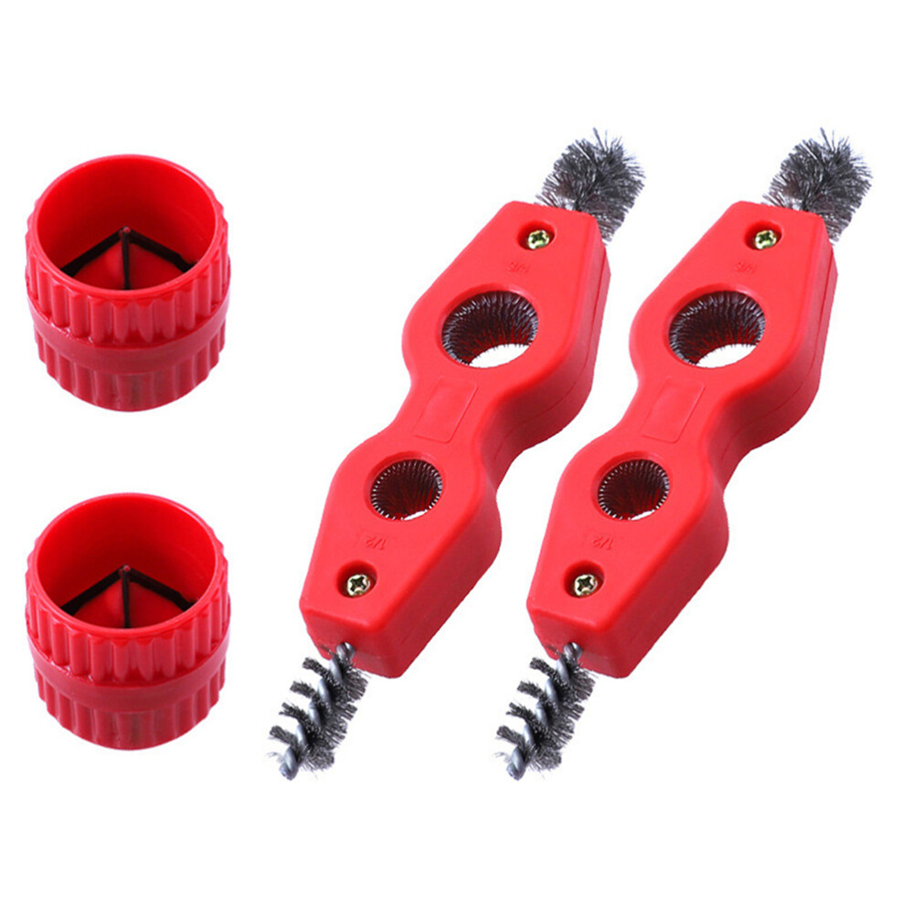 1 Set Counterclockwise Pipe Cleaning Brush for Deburring and Pipeline Maintenance
