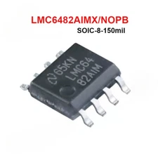 10PCS LMC6482AIMX/NOPB SOIC-8 Dual-channel Precision op Amp Chip TI Original