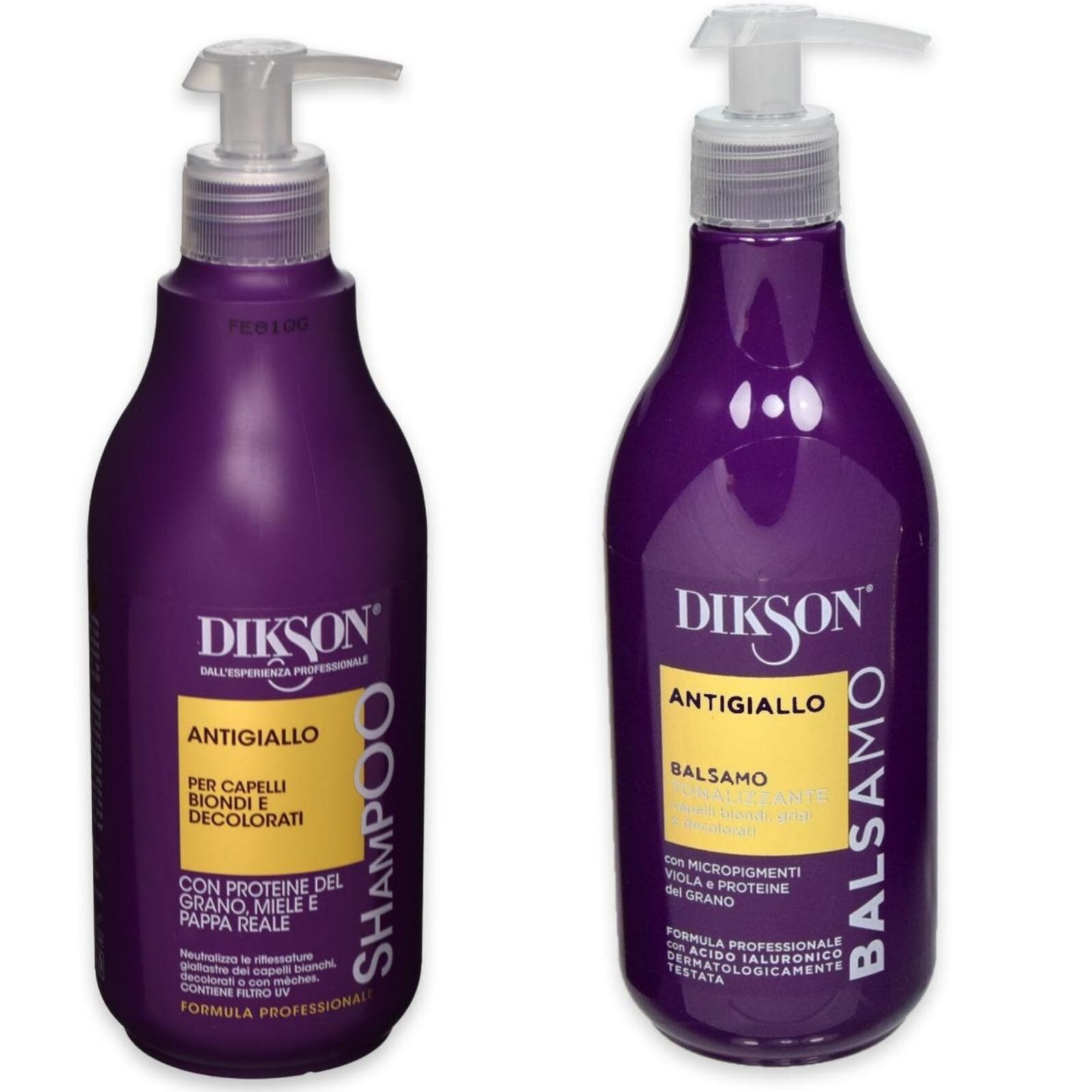 Dikson DKC Set Antigiallo Shampoo e Maschera 500ml Capelli Decolorati - Immagine 4