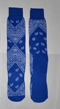Men's TubeSocks Bandana Print Cotton Casual Crew Knit Paisley Pattern