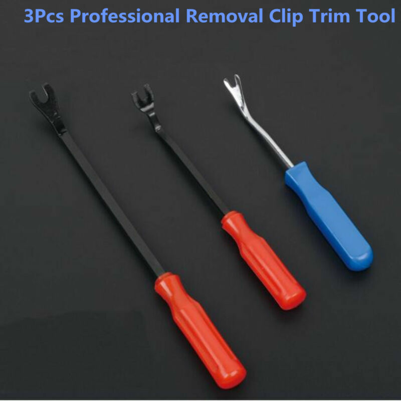 3-Piece Car Door Panel Removal Tool Set - Auto Trim & Upholstery Clip Remover Kit 3 thumbnail image