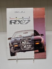 Original 1987 Mazda RX-7 Deluxe Sales Brochure Catalog GXL Turbo Sport LX