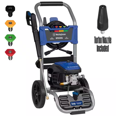 #ad 3400 PSI 2 GPM 13 Amp Electric Powered Pressure Washer with Brushless Motor Tur $438.46