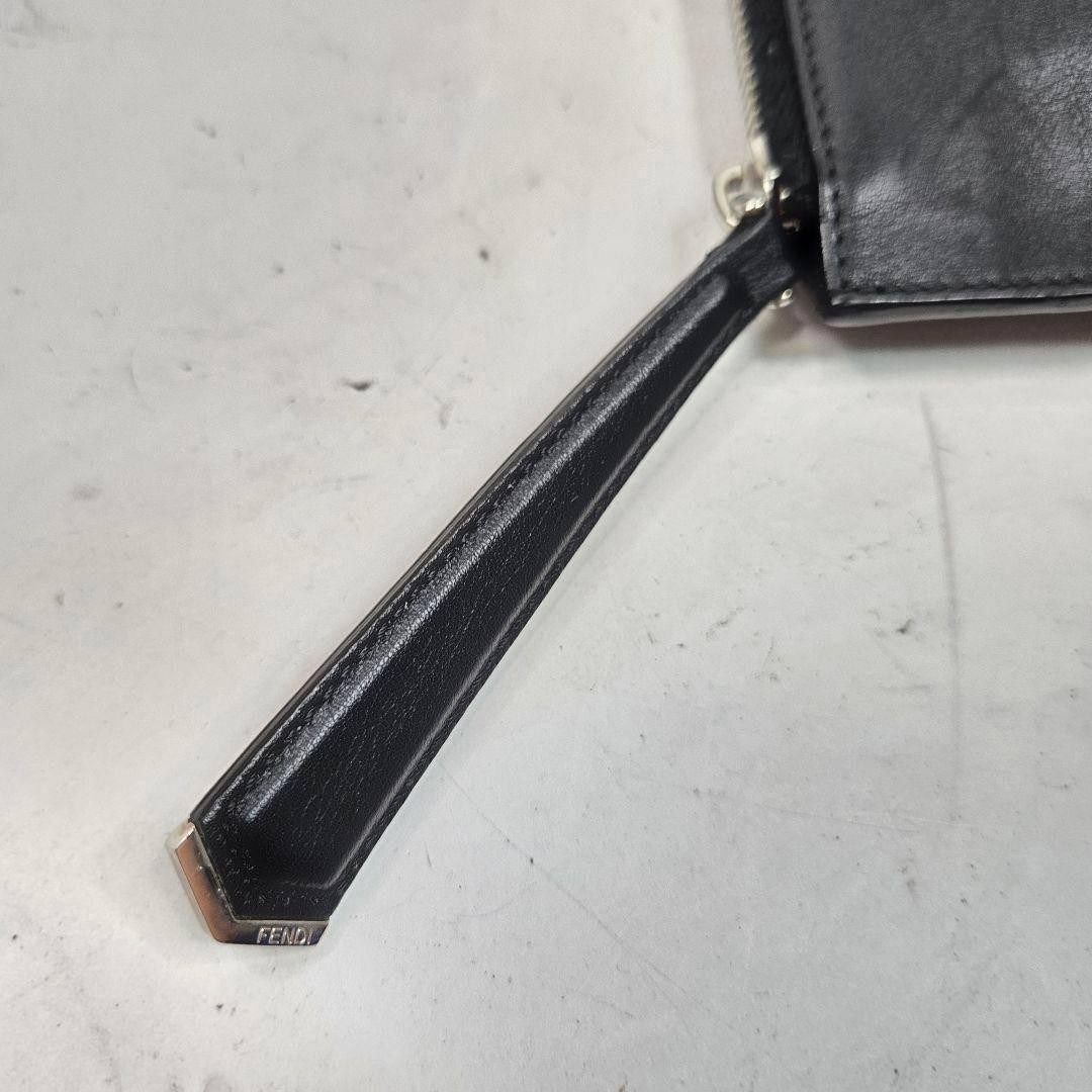 FENDI Python Bugs Clutch Bag Monogram Leather Use… - image 10