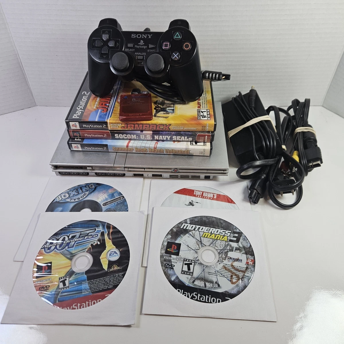 Sony PlayStation 2 - Slim Silver Video Game Consoles for sale | eBay