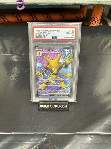 Alakazam EX #188/165 Ultra Rare  Scarlet & Violet 151 Pokemon 2023 PSA 10