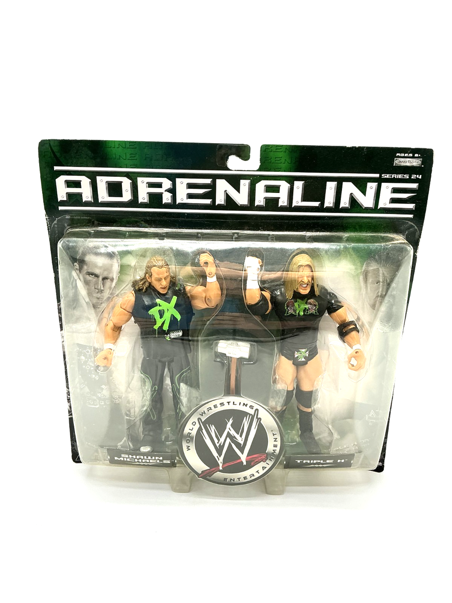WWE トリプルH HHHフィギュア 24体セット Jakks Adrenaline Series 24 WWE SHAWN MICHAELS & TRIPLE H Action