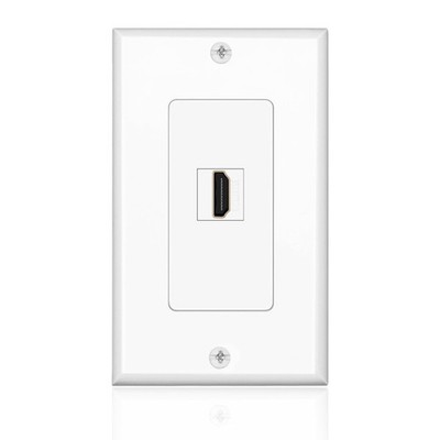 HDMI Wall Plate Face Socket Insert Panel Mount Support 4K HDR ARC