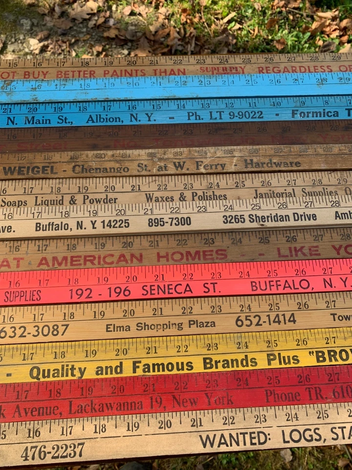 Lote De Colección De 14 Palos De Madera Para Patio Publicidad Ferreterías Madera Sears Foto 4 de 4