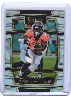 2021 Javonte Williams Select Concourse Silver Prizm RC #57 (H2029) $6 MAX SHIP