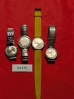 5- VINTAGE 1960s-1970s MECHANICAL TIMEX WIND UP WRIST WATCHES, LOT #15