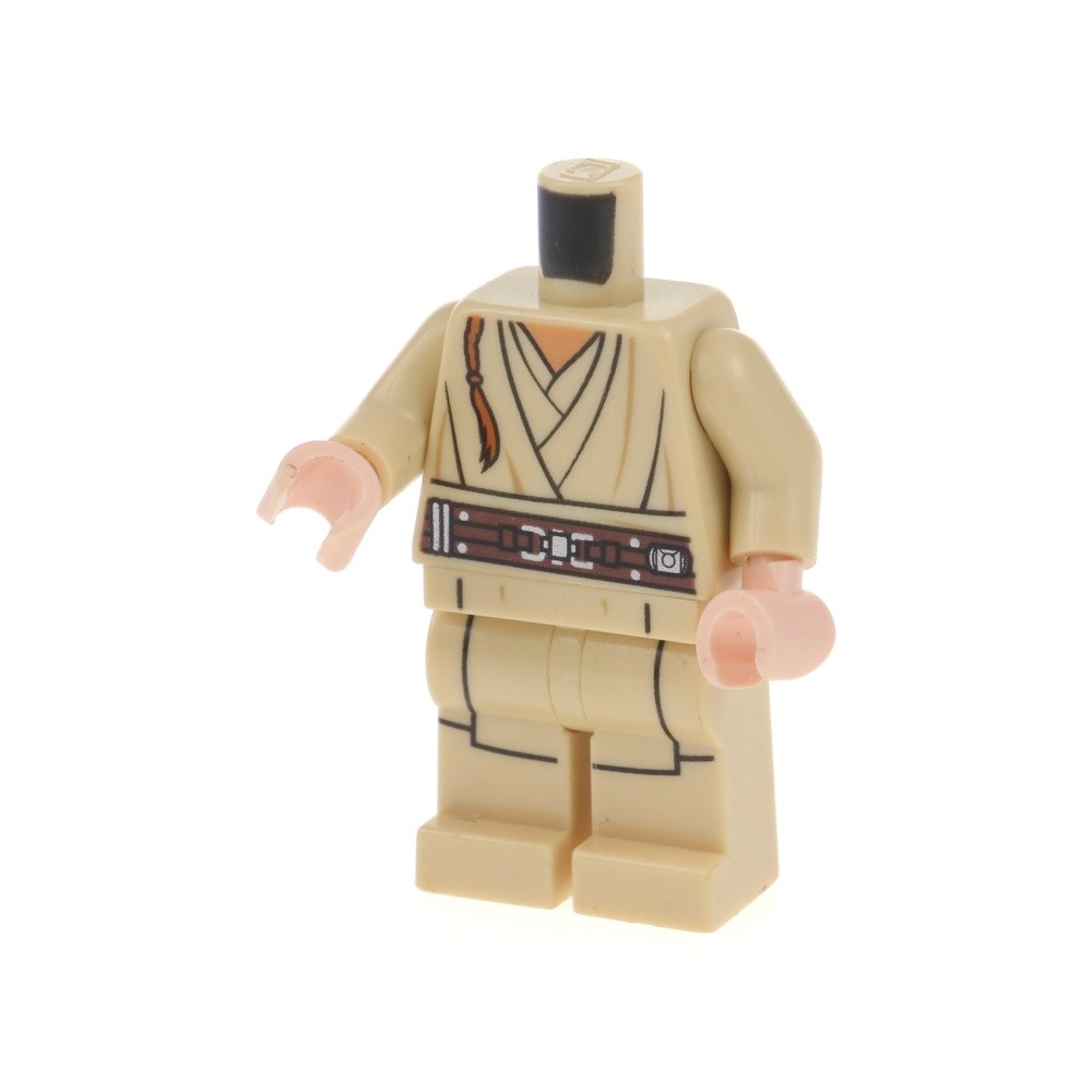 1X Lego Torso Legs Minifigure Obi-Wan Kenobi Young SW0812 970C00PB0254 973PB1241