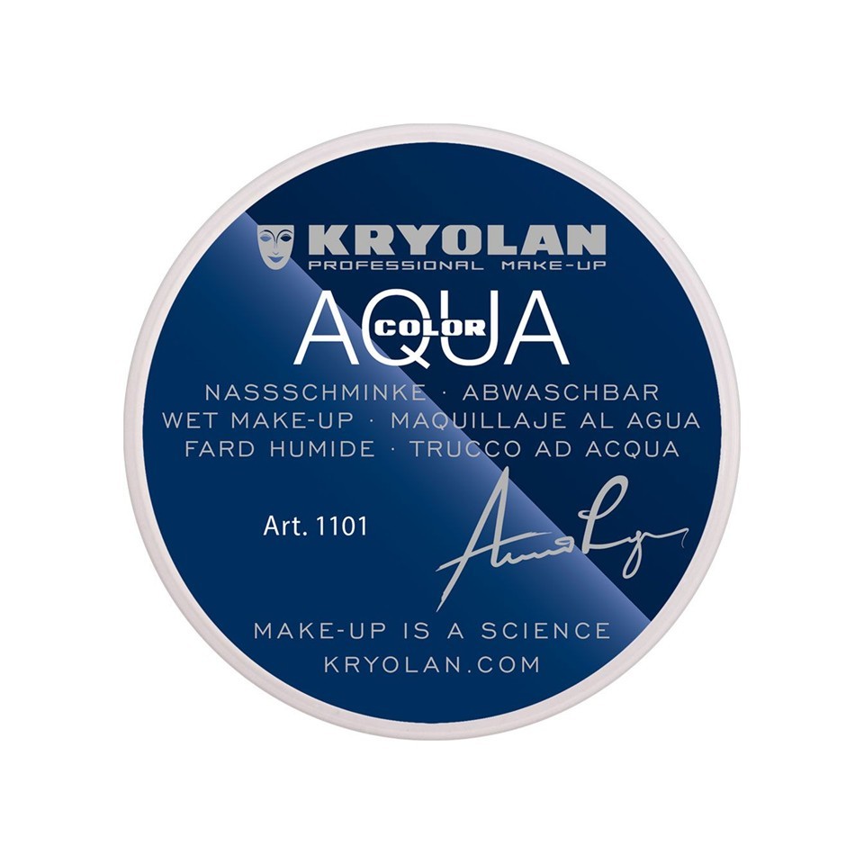 Kryolan Aquacolor (8 ml) - Color Intenso Pintura Facial y Corporal Maquillaje Halloween