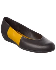 Arche Onyele Leather Flat Women's Black 36