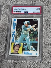 PSA 9 BASEBALL CARD 1984 TOPPS TORONTO BLUE JAYS RANCE MULLINIKS