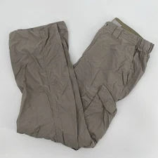 Columbia Pants Mens Tag 34x30 Actual 31x28 Brown Silver Ridge Convertible Tech