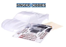 Traxxas 6965 Slash 4X4 Clear Clipless Body (FITS 2WD & 4X4) REQUIRES PAINT TRA1
