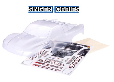 Traxxas 6965 Slash 4X4 Clear Clipless Body (FITS 2WD & 4X4) REQUIRES PAINT