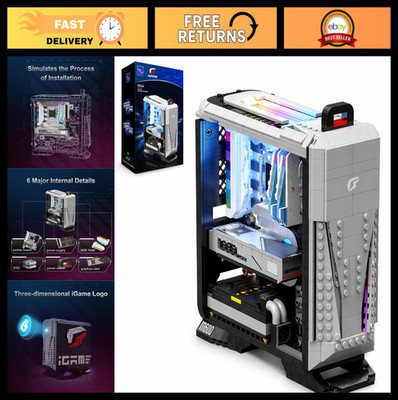 PC Desktop Computer Building Kit for Adults - Creative Clamping Blocks Set, Mode