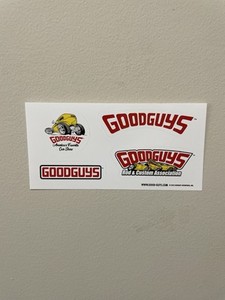 GOODGUYS racing sticker/decal sheet