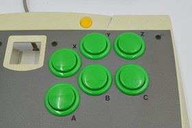 SEGA Dreamcast Official Arcade Fight Stick HKT-7300 Controller Tested Working
